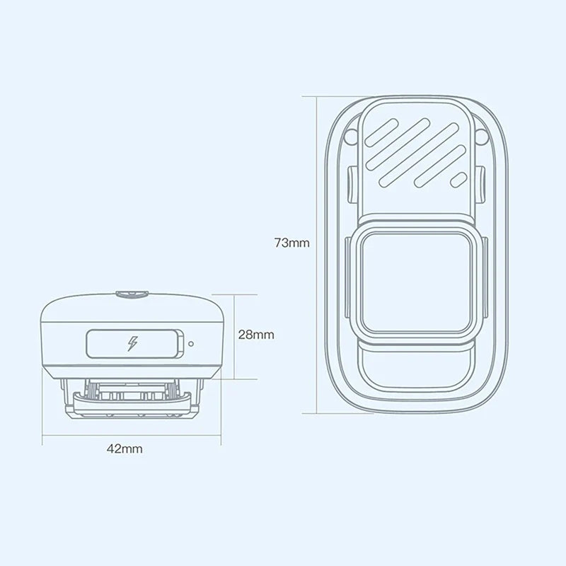 Wearable Bluetooth Speaker Outdoor Speaker Portable Bluetooth Call Speaker with Magnetic Bracket  for Biking, Hiking, Running