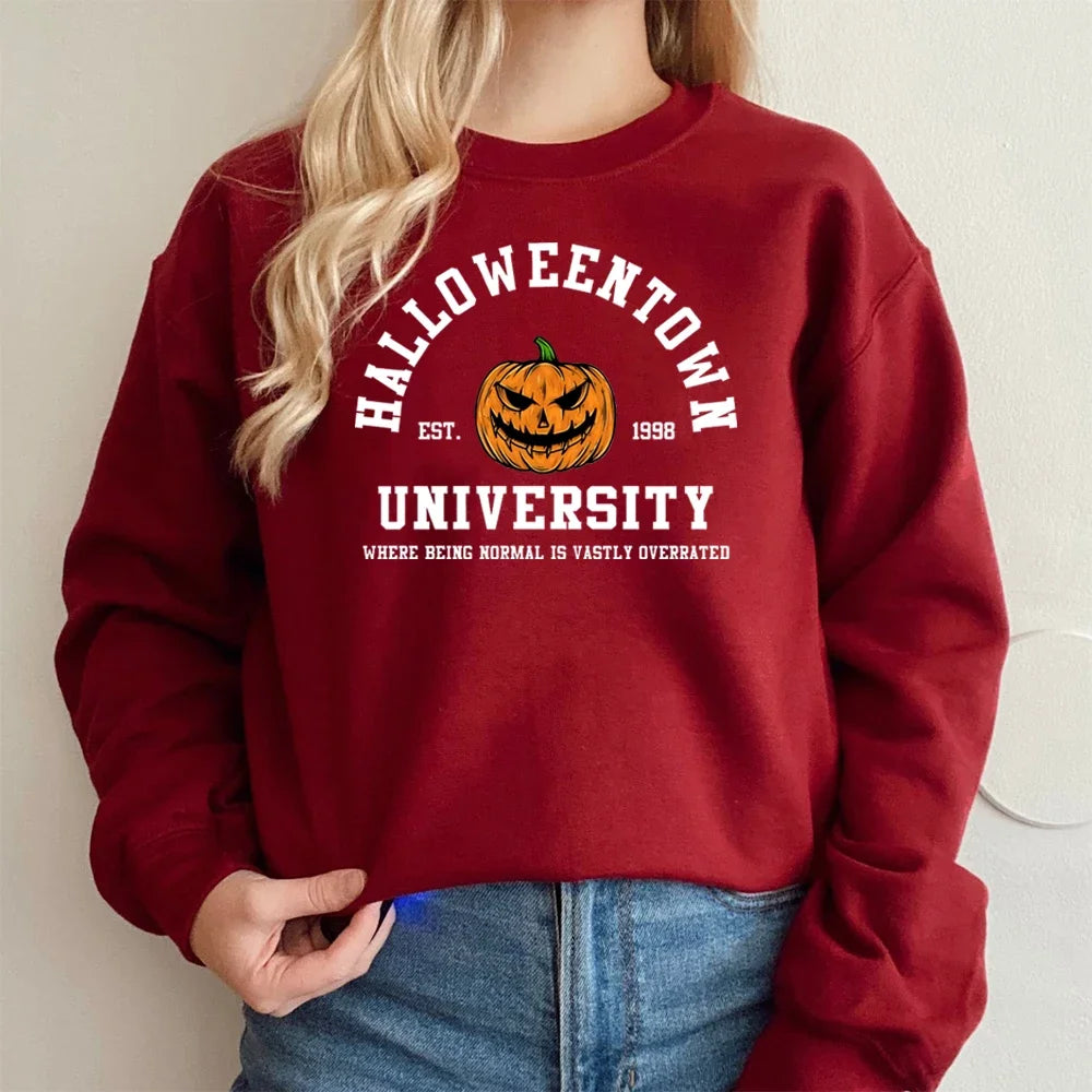 Vintage Halloween Sweatshirt Halloweentown Est 1998 Pullover Funny Fall Hoodies Pumpkin Autumn Sweatshirts - Premium Sweatshirt from Lizard Vigilante - Just $37.99! Shop now at Lizard Vigilante