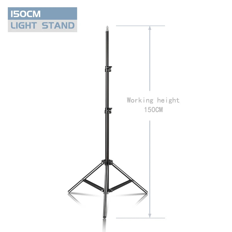 Heavy Duty Metal Aluminum Alloy Light Stand Tripod for Photo Studio Softbox Video Flash Reflector Lighting Background Stand - Premium light stand from Lizard Vigilante - Just $33.99! Shop now at Lizard Vigilante