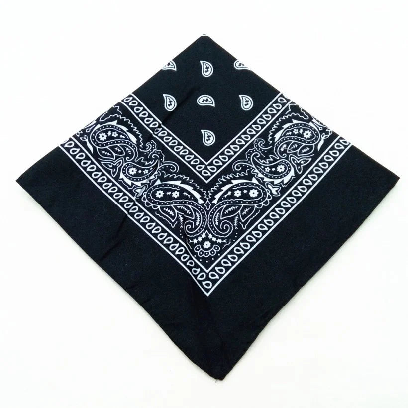 Unisex Cotton Bandana – Men’s & Women’s Paisley Cowboy Biker Headwrap Scarf - Premium Bandana from Lizard Vigilante - Just $2.99! Shop now at Lizard Vigilante