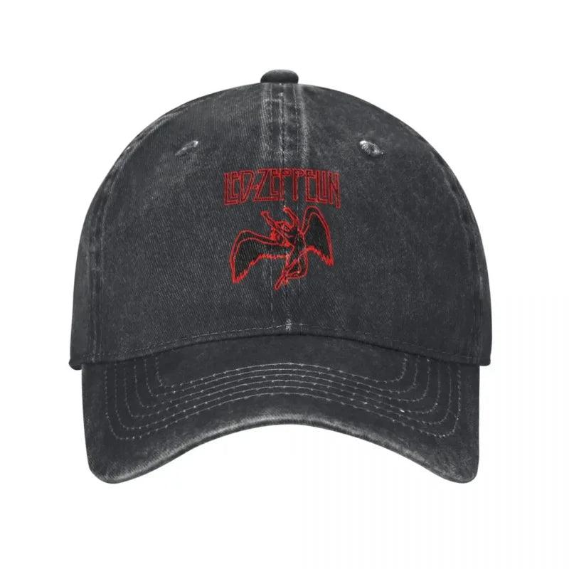 Heavy Metal Leds Baseball Cap For Unisex Men Music Zeppelins Casual Hip Hop Hats Dropshipping Design Tennis Skate Baseball Caps - Lizard Vigilante