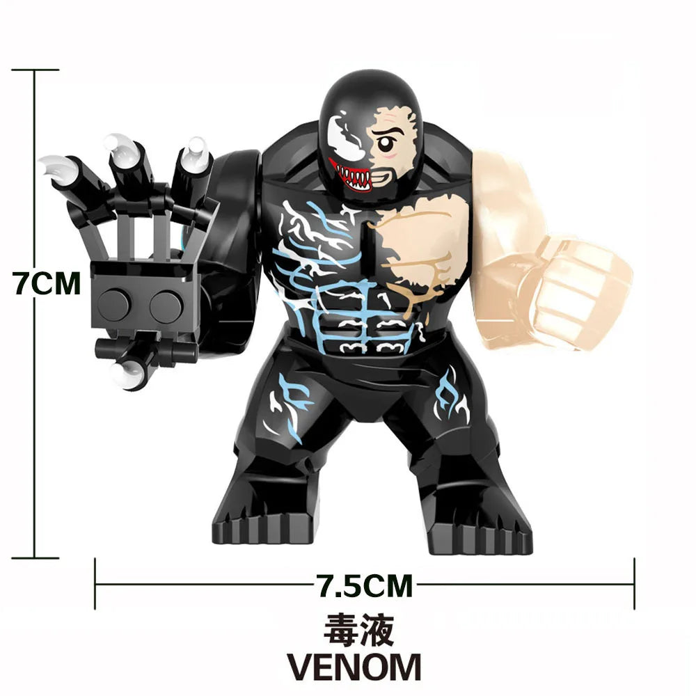 Marvel Avengers 7cm Mini Figure Building Blocks - Lizard, Spider-Man, Venom - Premium action figure from Lizard Vigilante - Just $6.99! Shop now at Lizard Vigilante