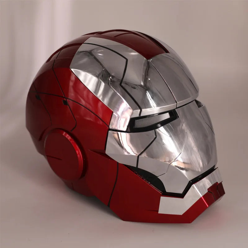 New AutoKing 1:1 Mk5 Iron Man Helmet Cosplay Voice Control Eyes with Light Model Toys for Adult Electric Wearable Christmas Gift - Premium  from Lizard Vigilante - Just $199.99! Shop now at Lizard Vigilante