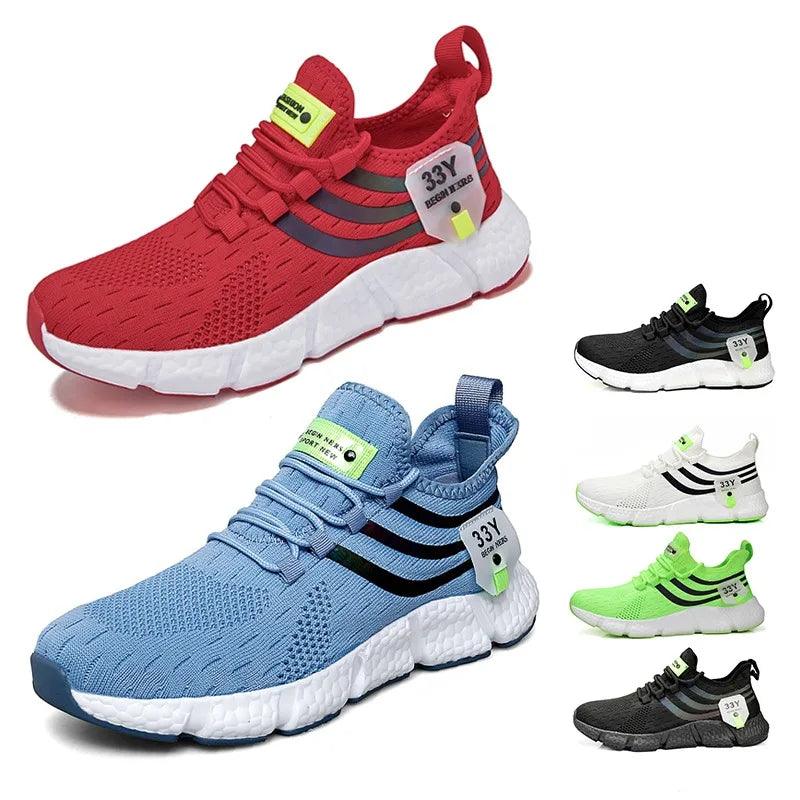 Men's Sneakers 2024 Breathable Classic Casual Shoes Mens Tennis Outdoor Comfortable Mesh Tennis Masculino - Lizard Vigilante