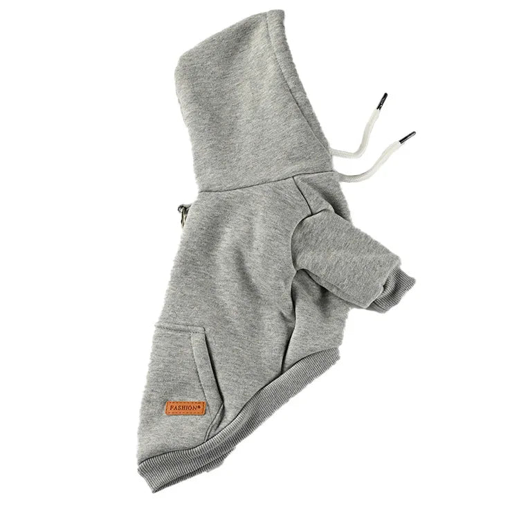 Cozy Dog Hoodie – Warm Fleece Sweatshirt for Small and Medium Pets - Premium sweatshirt from Lizard Vigilante - Just $28.88! Shop now at Lizard Vigilante