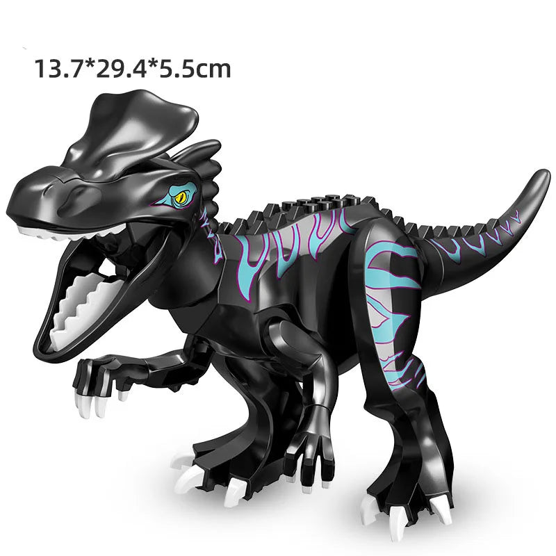 Dinosaurs Figures Bricks Building Blocks Velociraptor Jurassic Dino World Large T-Rex Triceratops Indominus Rex Toys For Kids - Premium toys from Lizard Vigilante - Just $1.99! Shop now at Lizard Vigilante