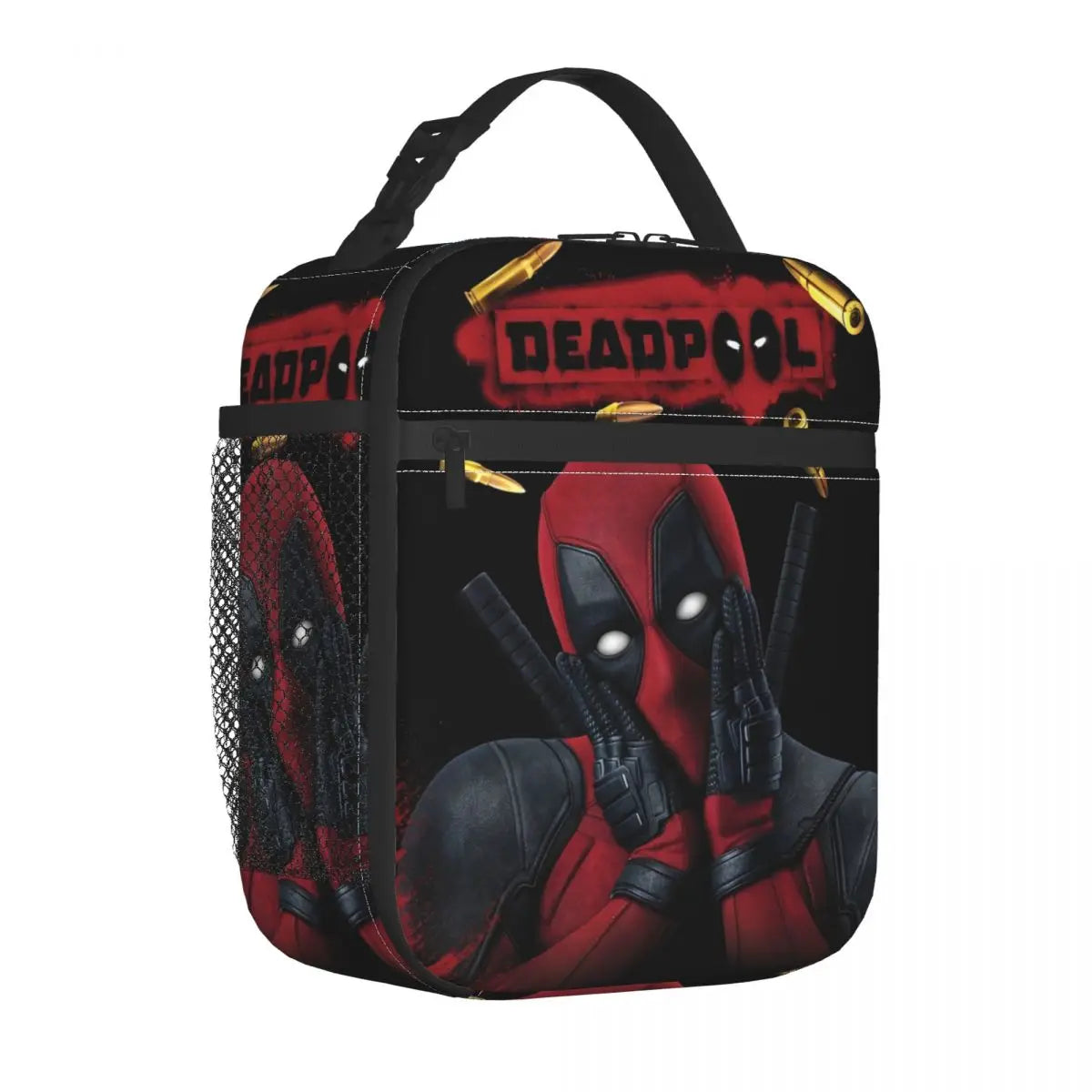 Deadpool Film-Inspired Insulated Lunch Bag – High-Capacity Thermal Tote for Men, Women, College, and Picnics - Premium bag from Lizard Vigilante - Just $23.88! Shop now at Lizard Vigilante