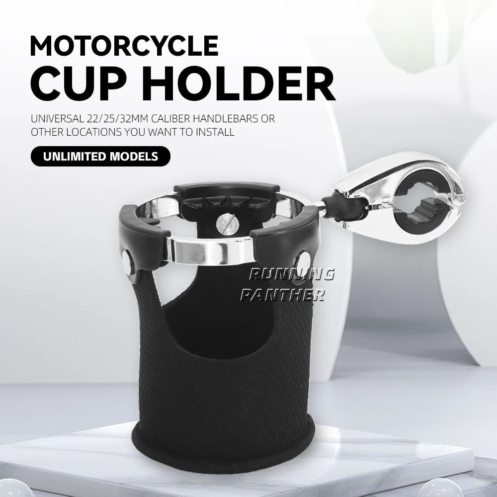 Motorcycle Cycling Drink Cup Holder – Water Beverage Support Handlebar Bottle Holder for Motorbike/Bike Accessories - Premium Cycling Drink Cup Holder from Lizard Vigilante - Just $44.44! Shop now at Lizard Vigilante