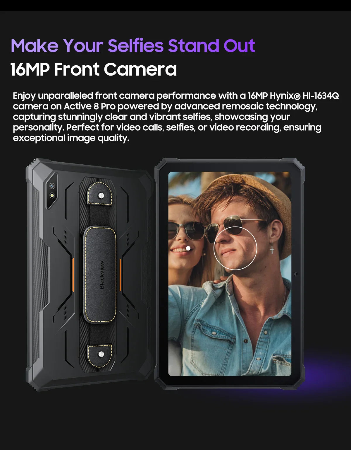 Blackview Active 8 Pro 16GB 256GB Tablet PC 22000mAh Battery Android 13 10.36" inch 2.4K Display 16MP+ 48MP Camera Rugged Tablet