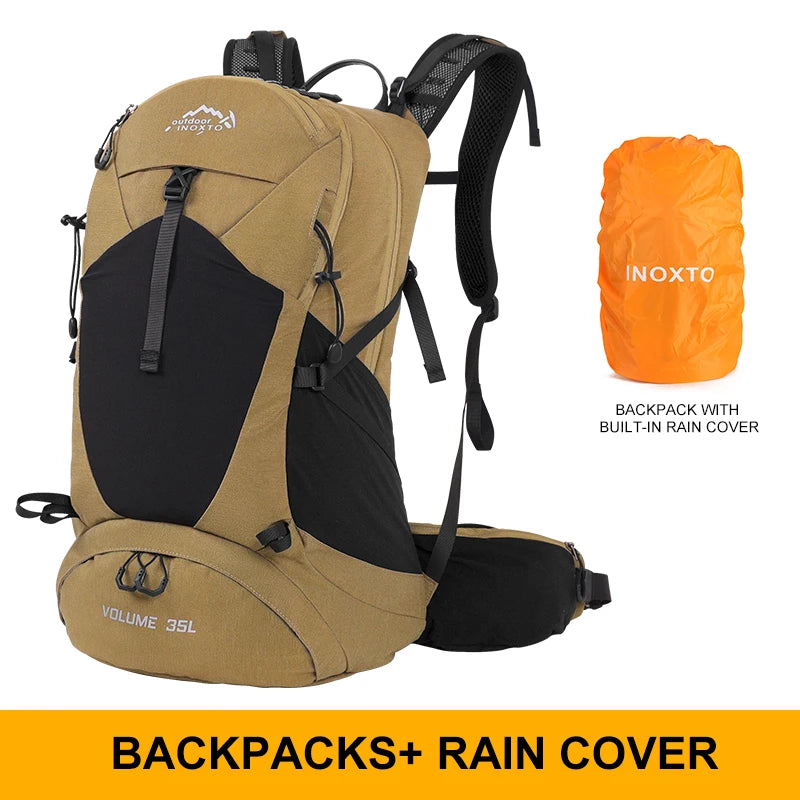 Mountaineering Backpack 35L – Waterproof Outdoor Sports Bag for Camping & Hiking - Premium backpack from Lizard Vigilante - Just $34.99! Shop now at Lizard Vigilante