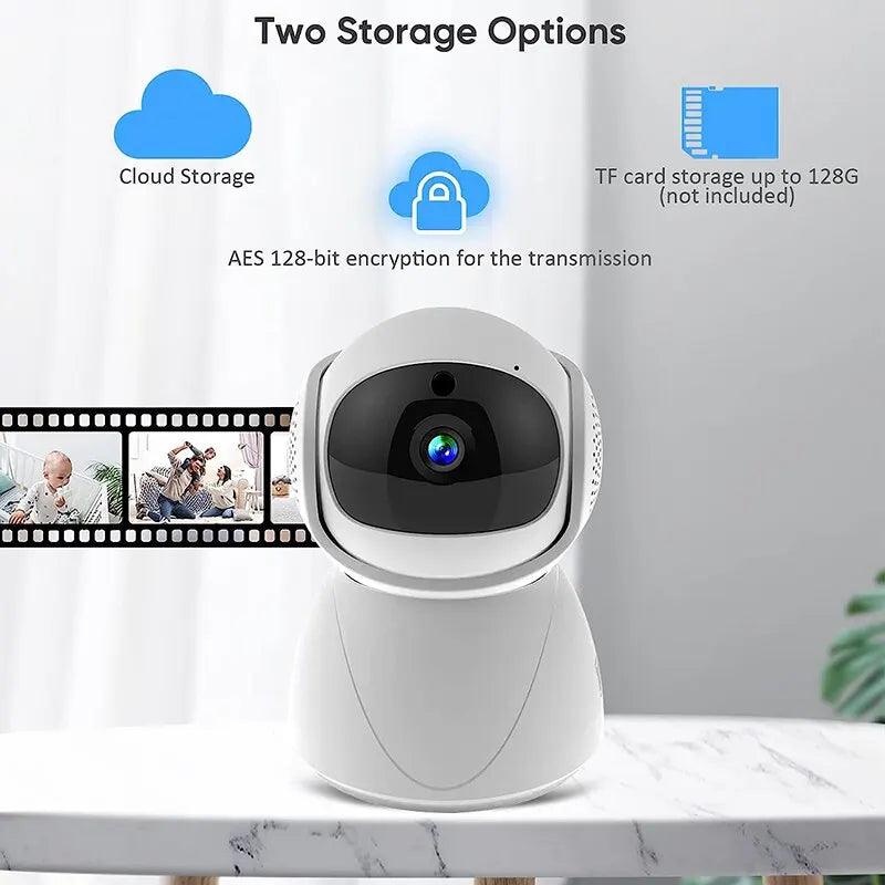 Security Protector Surveillance Wireless Camera FHD WIFI PTZ Camera IP CCTV Smart Auto Tracking Baby Monitor with Google Alexa - Lizard Vigilante