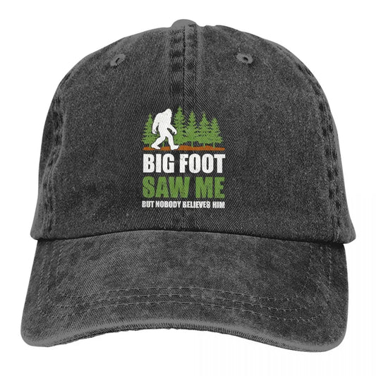 Bigfoot Sasquatch Baseball Cap Sun Shade Hat for Men & Women - Premium baseball cap from Lizard Vigilante - Just $23.88! Shop now at Lizard Vigilante