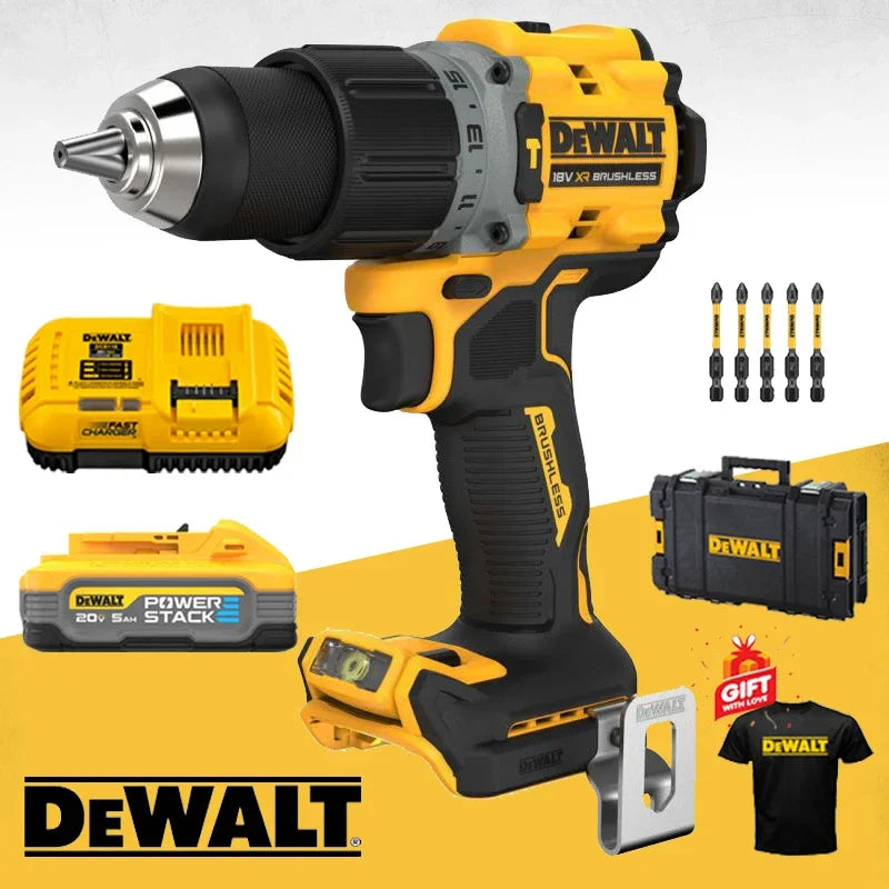 DEWALT DCD805 20V MAX Brushless Cordless 1/2-Inch Hammer Drill Kit – Powerful Impact Drill with 5.0Ah Battery, Fast Charge, and Unmatched Performance for Commercial & DIY Project - Premium hammer drill kit from Lizard Vigilante - Just $565.99! Shop now at Lizard Vigilante