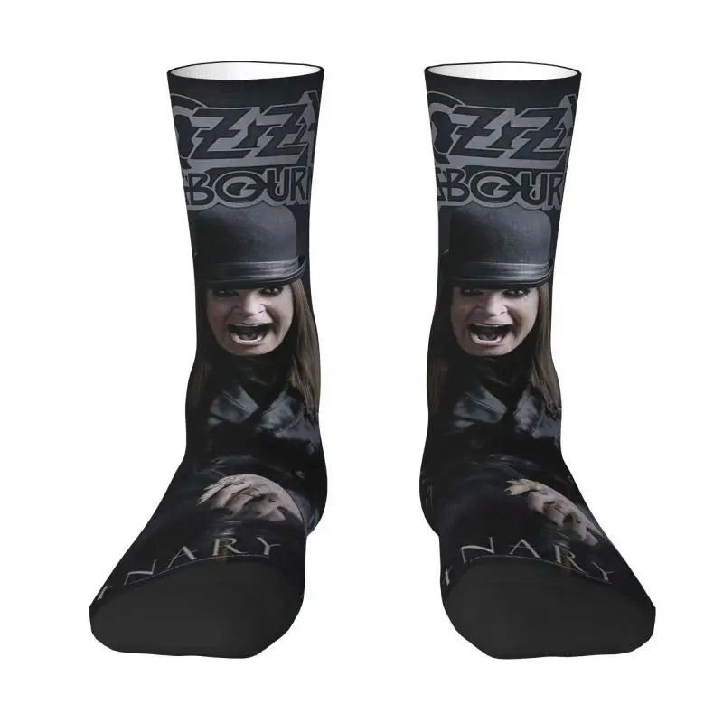 Ozzy Osbourne British Rock Heavy Metal 3D Printed Crew Socks - Premium socks from Lizard Vigilante - Just $18.88! Shop now at Lizard Vigilante