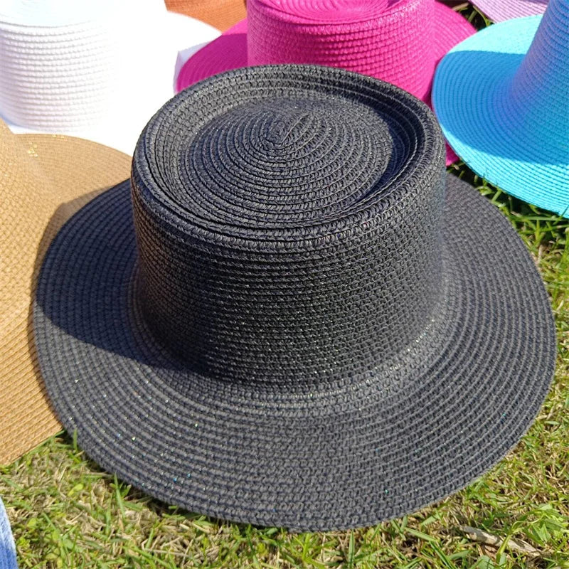 Lizard Vigilante Candy Straw Sun Hat – adjustable raffia summer hat for outlaw beach days & street-side shade