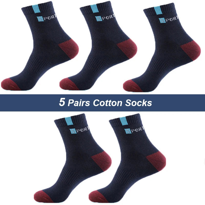 5-Pair Comfort Sock Set - Breathable, Odor-Resistant, and Stylish - Premium socks from Lizard Vigilante - Just $18.88! Shop now at Lizard Vigilante