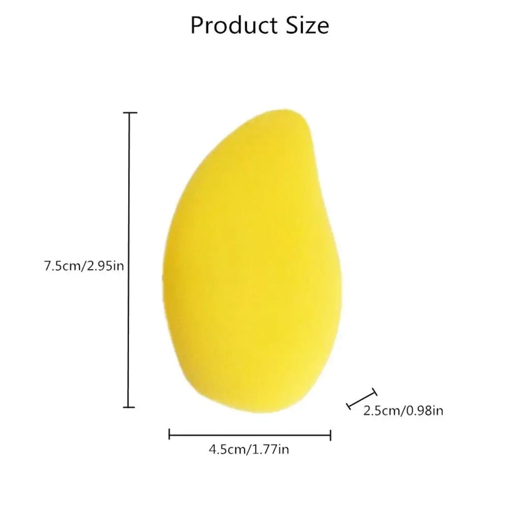 Women Foundation Powder Mango Shape Cushion Sponge Cosmetic Puff Beauty Tool Makeup Egg