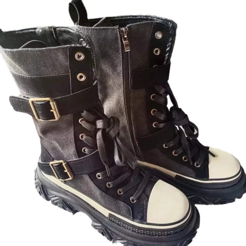 Rogue Halo Roman Hybrid Boots 2025 Punk Couture Street Edition