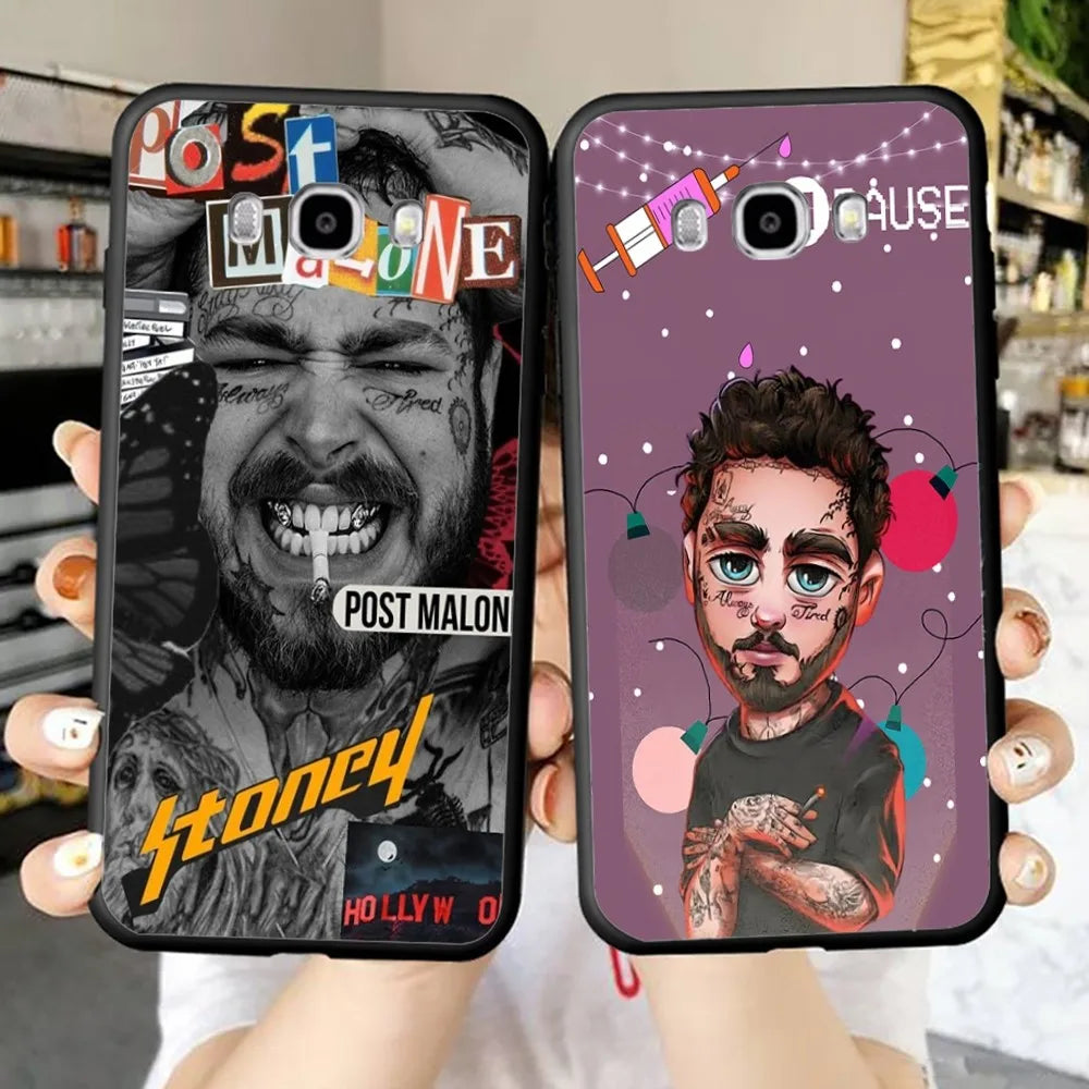 Post Malone Singer-Inspired Phone Case for Samsung A10-A91 | Premium TPU Cover with Full Protection - Premium phone case from Lizard Vigilante - Just $19.88! Shop now at Lizard Vigilante