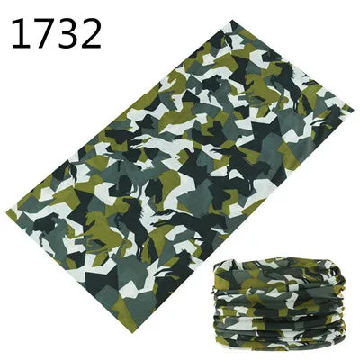 Camouflage Seamless Magic Bandana Buffs Neck Gaiter Paisley Headband Cycling Fishing Tube Face Shield Men Women Scarf Mask Cap - Premium neck gaiter from Lizard Vigilante - Just $5.99! Shop now at Lizard Vigilante