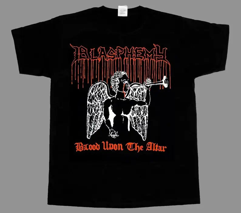 Blasphemy T-Shirt - Blood Upon The Altar Metal Music Shirt - Premium T-shirt from Lizard Vigilante - Just $24.88! Shop now at Lizard Vigilante