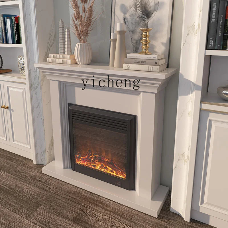 Fireplace Decoration Cabinet | Imitation Marble Heater | Electric Fireplace Core for Household Use | Stylish and Functional Home Decor - Premium fireplace from Lizard Vigilante - Just $1571.99! Shop now at Lizard Vigilante