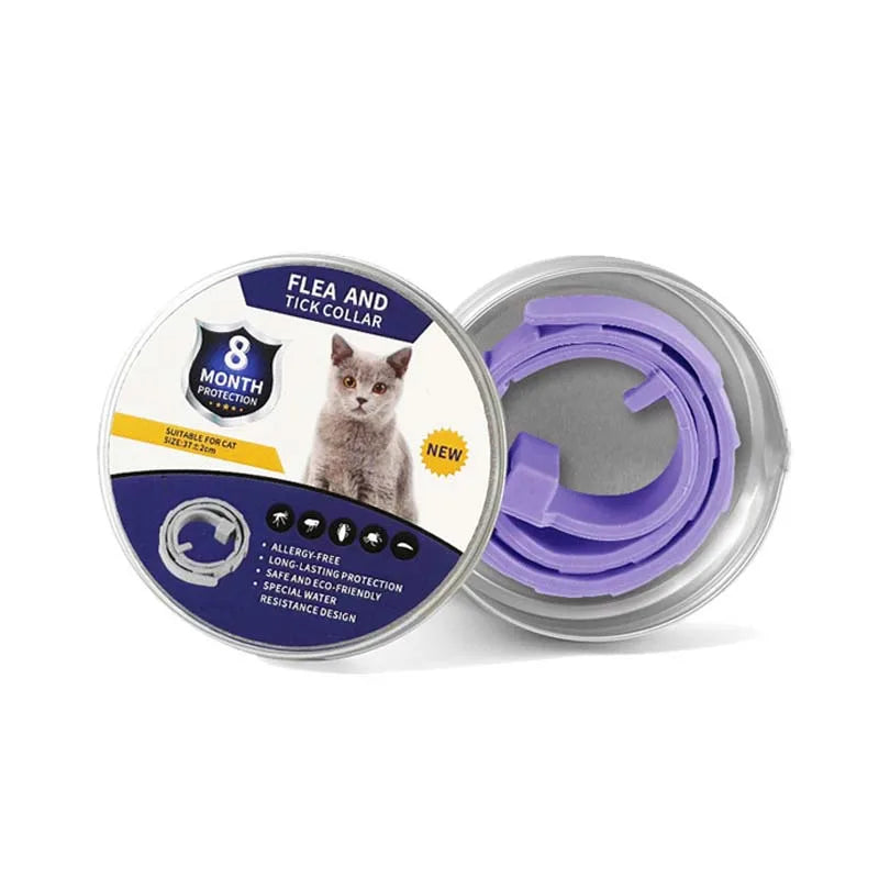 Pet Anti Flea Collar Adjustable Antiparasitic Cat Dog Necklace Portable Outdoor Anti-mosquito & Insect Repellent Pet Supplies - Premium flea collar from Lizard Vigilante - Just $13.99! Shop now at Lizard Vigilante