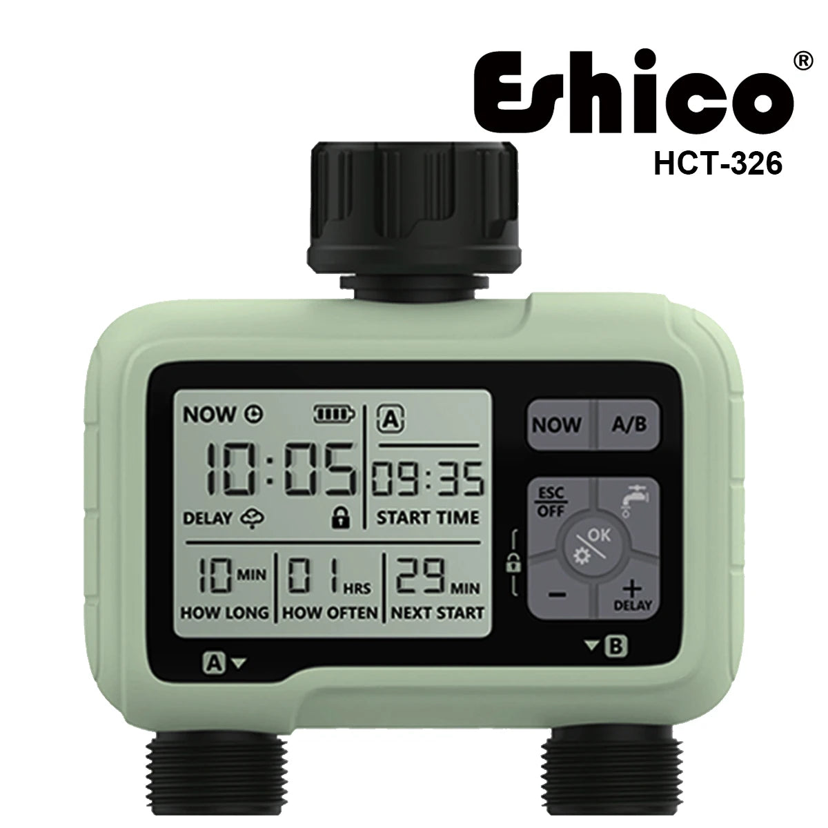 Eshico Super Timing Dual-Zone Water Command Unit – Precision Irrigation For Rebels Who Grow Wild