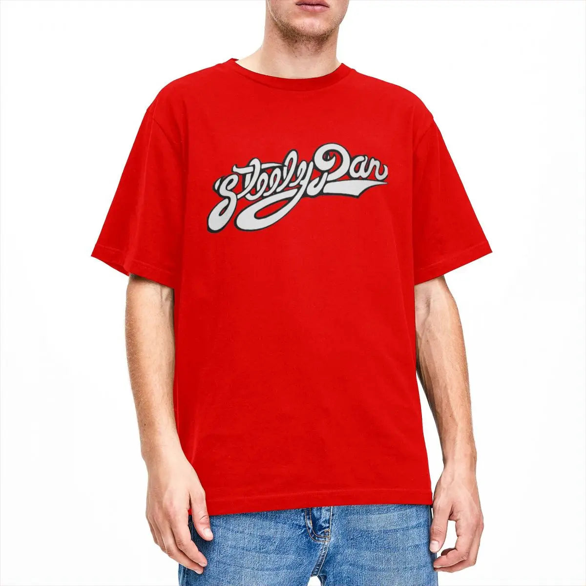 Steely Dan T-Shirt Men Vintage 100% Cotton TShirts Summer O-Neck Hip Hop Tee Shirt Oversized Clothes - Premium T-shirt from Lizard Vigilante - Just $20.99! Shop now at Lizard Vigilante