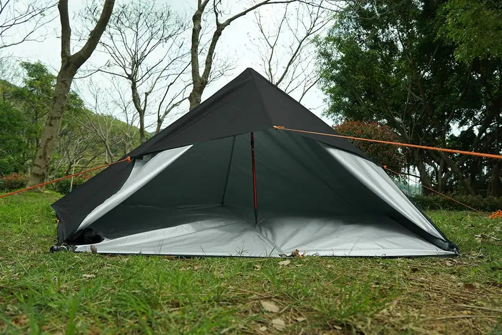 4x4m 4x3m 3x3m 19 Hang Points Tent Tarp Survival Sun Shelter Shade Canopy Outdoor Backpacking Waterproof Camping Awning SunShade