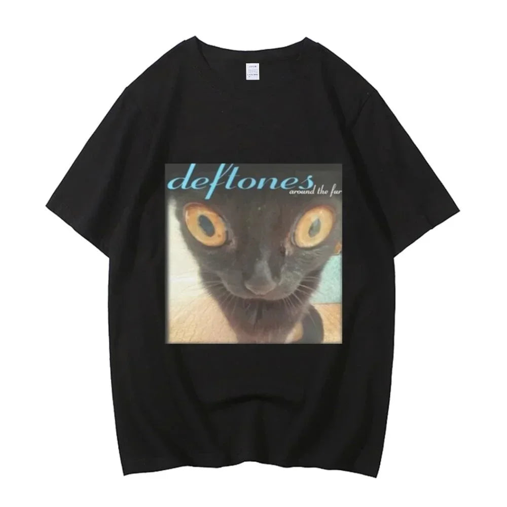 Horror Deftones Skull T-Shirt – Gothic Black Tee, Harajuku Streetwear, Japanese Vintage Casual Summer Tee for Men & Women - Premium t-shirt from Lizard Vigilante - Just $23.88! Shop now at Lizard Vigilante