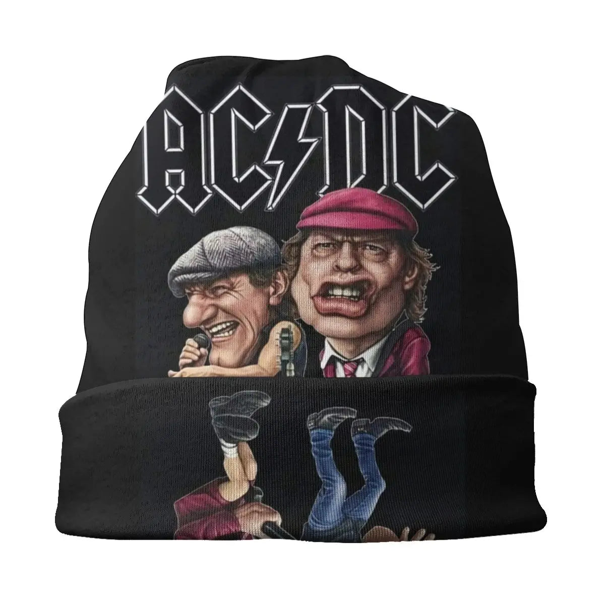 Australian Band Star AC/DC Beanies Caps - Unisex Outdoor Winter Warm Knit Hat - Premium beanie from Lizard Vigilante - Just $23.88! Shop now at Lizard Vigilante