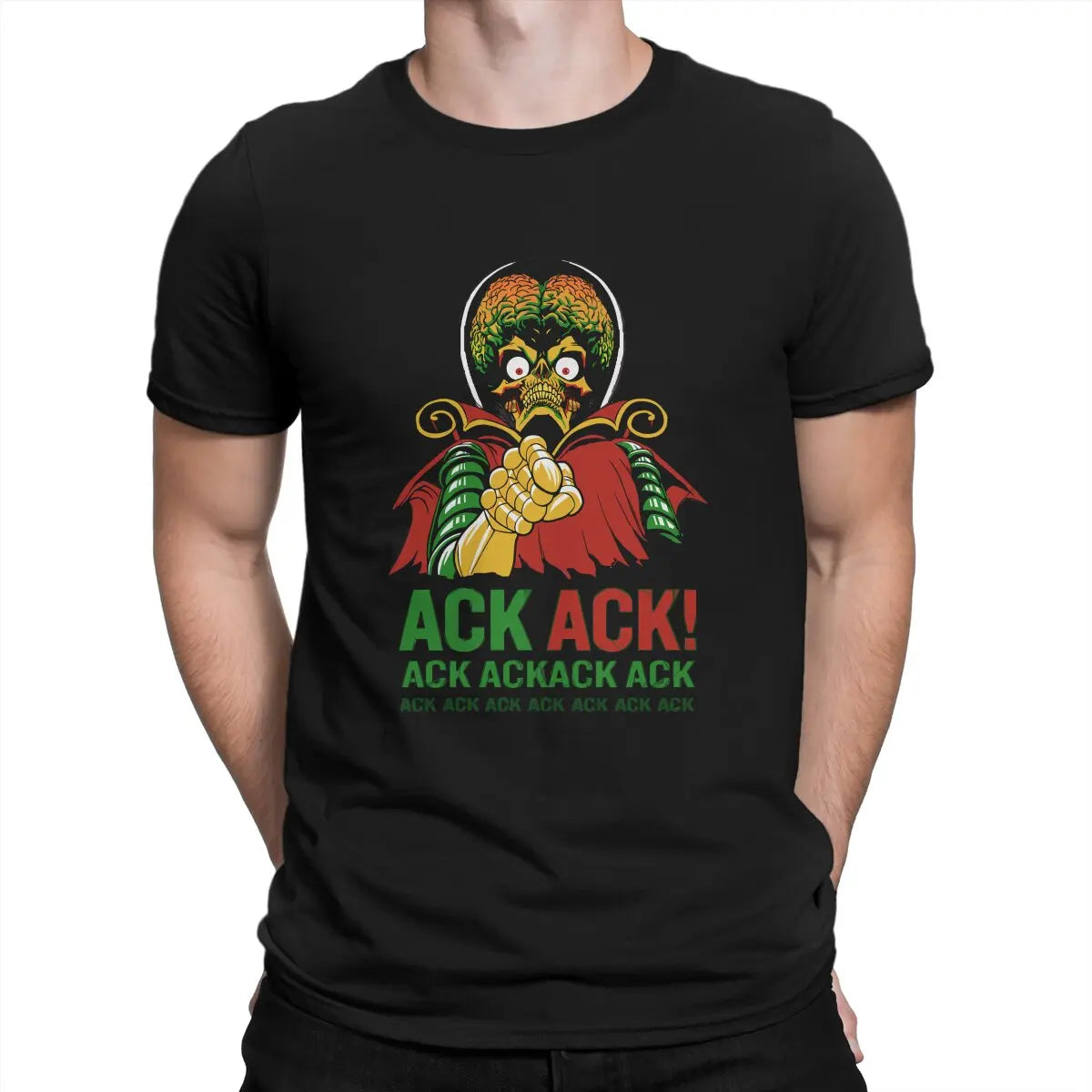 Mars Attacks Alien Sci-Fi Movies TShirt for Men Ackack Humor Leisure Tee T Shirt High Quality New Design Fluffy - Premium  from Lizard Vigilante - Just $19.99! Shop now at Lizard Vigilante