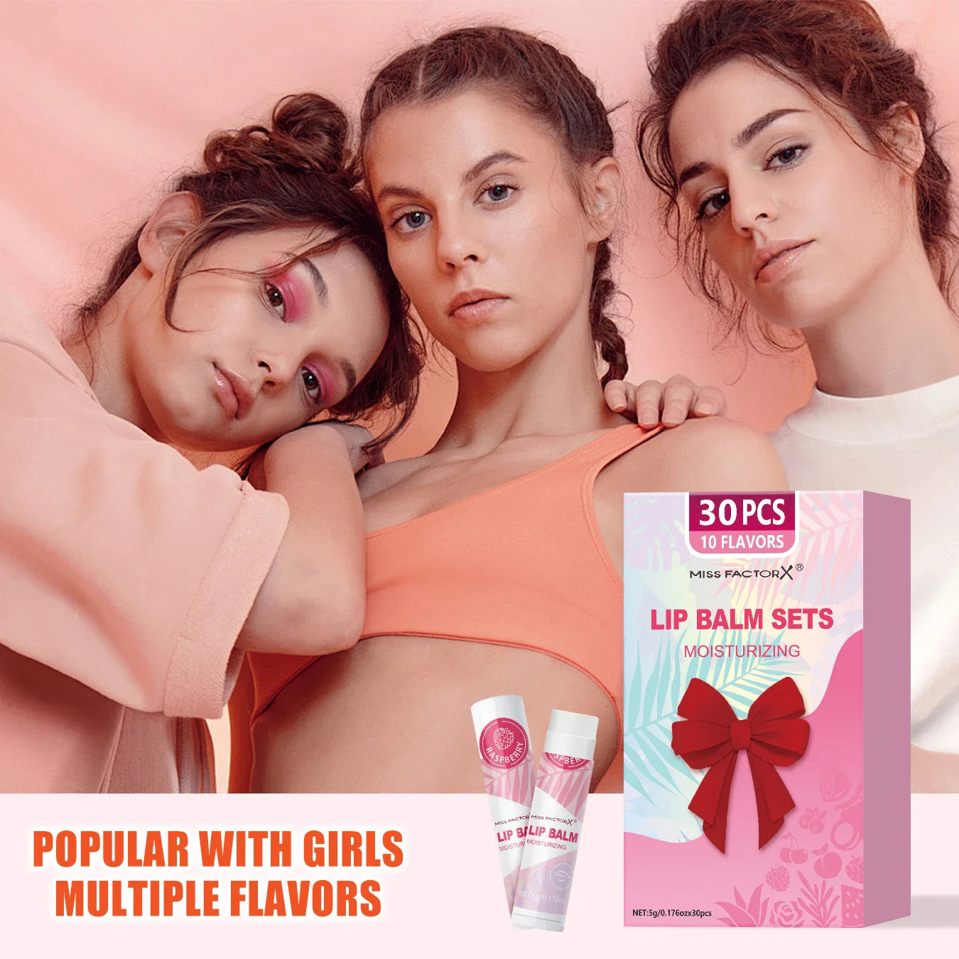 30pcs/box lipstick set, lip moisturizing, moisturizing, smooth, delicate, soft, shiny lips exclusive for women, the best choice