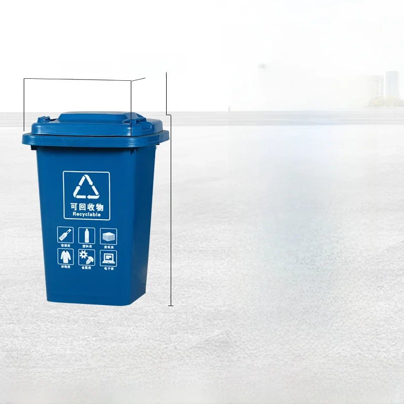 Large Capaci Outdoor Kitchen Waste Bin 240L with Wheels for ering Commercial Use Big Size Tra Can Recycling Bin