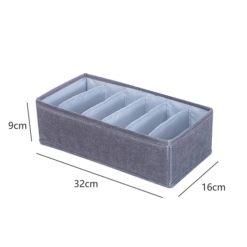 Fabric Underwear Bra Storage Box Underwear Sorting Box Panty Socks Compartment Storage Box Drawer Organizer Home Storage
