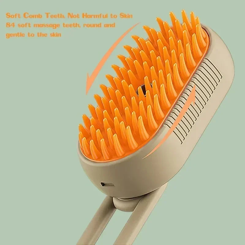 Cat Steam Brush Steamy Dog Brush 3 in 1 Electric Spray Cat Hair Brushes for Massage Pet Grooming Comb Hair Removal Combs - Premium  from Lizard Vigilante - Just $8.99! Shop now at Lizard Vigilante