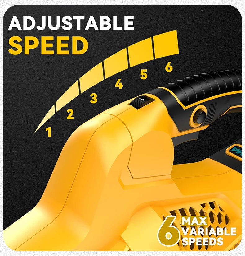 Electric Goddess EG-32000R — Cordless 6-Gear Air Blower Beast | 20V Compatible Superpower for Snow, Leaves, Dust & Chaos