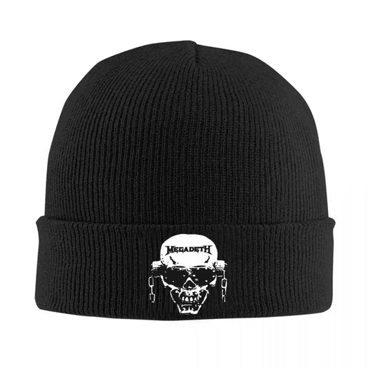 Megadeth Rock Metal Knit Beanie – Unisex Acrylic Winter Hat, Warm and Stylish Hip Hop Cap - Premium beanie from Lizard Vigilante - Just $22.88! Shop now at Lizard Vigilante