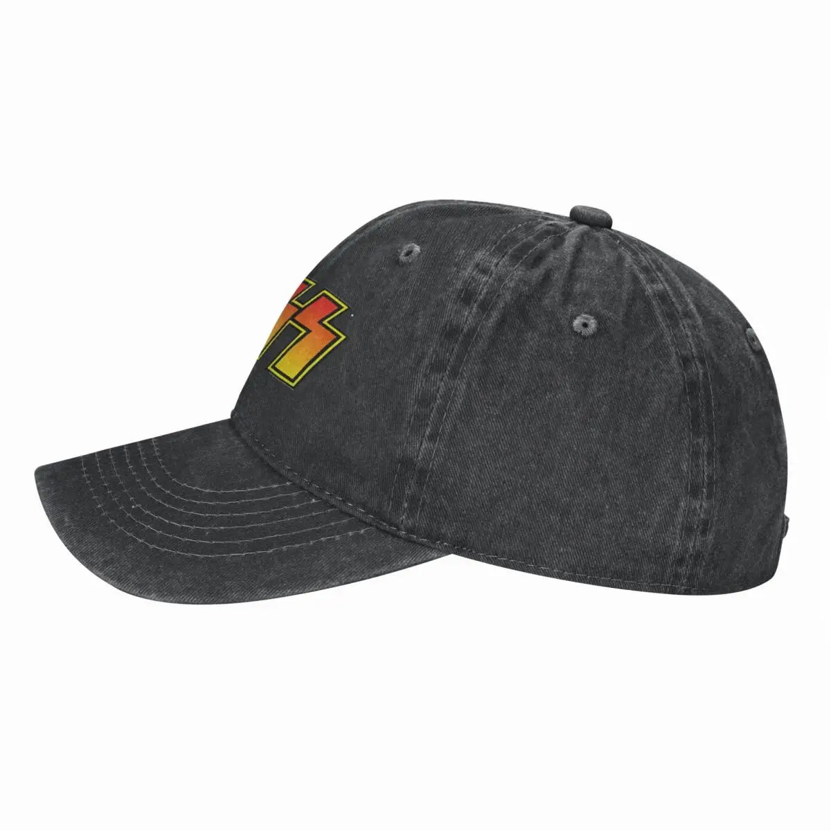 KISS Band Denim Baseball Cap – Custom Logo Trucker Hat for Men and Women, Vintage Heavy Metal Rock Cap - Premium hat from Lizard Vigilante - Just $24.88! Shop now at Lizard Vigilante