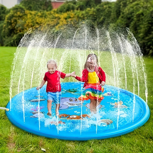 Kids Inflatable Spray Mat Water Sprinkler Pad Outdoor Play Toy