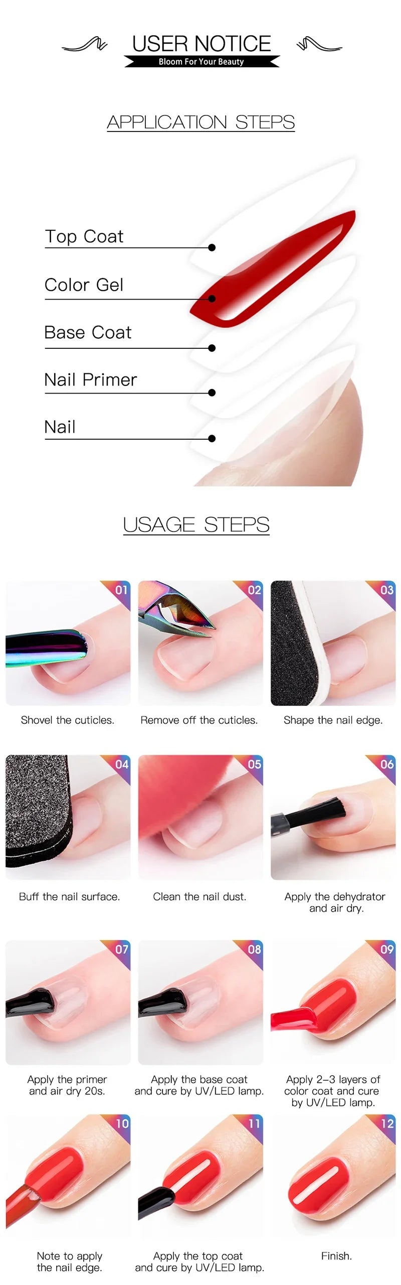 Eleanuos Popular gel Polishing 60PCS Mixed Varnish Soaking Rainbow Semi Permanent Shining Four Season Nail UV LED Salon gel 15ML