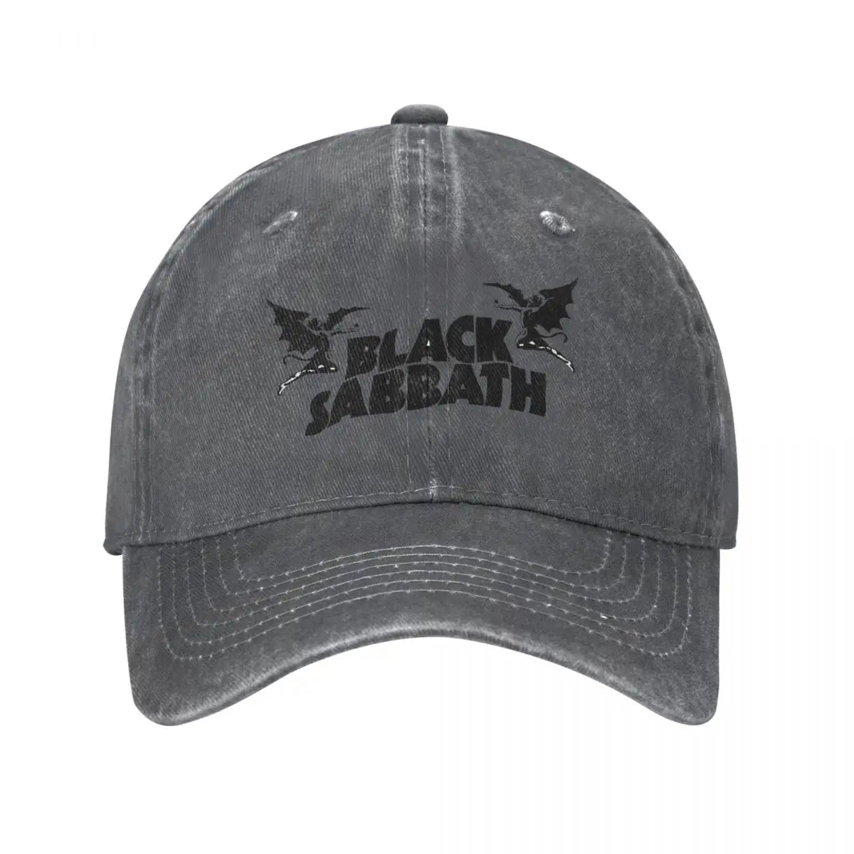 Black Sabbaths Baseball Cap Music Band Rock Breathable Washed Trucker Hat Men Fashion Casual Washed Baseball Caps - Lizard Vigilante