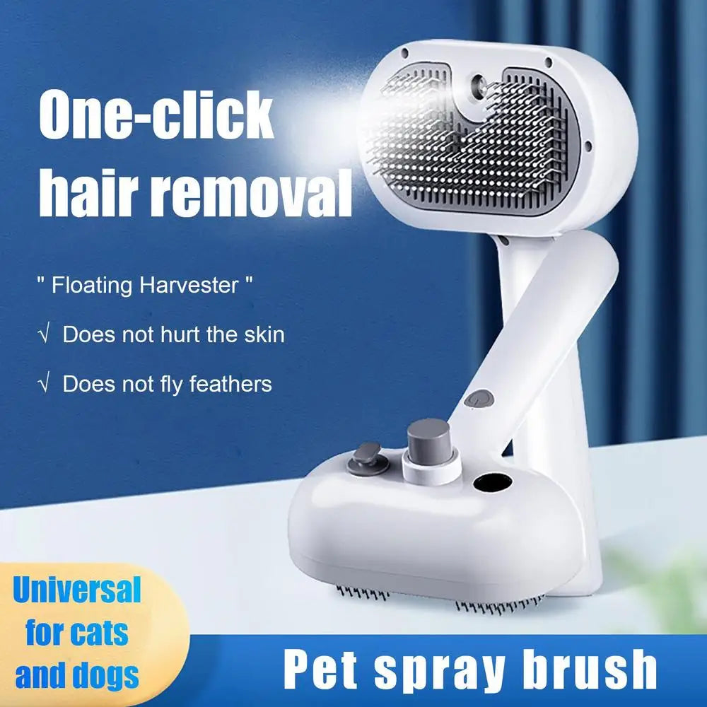 animal hair remover brush dog and cat steam brush pet Self Cleaning Dog Brush grooming Removes cat hairs Cat dog Accessories - Premium  from Lizard Vigilante - Just $12.99! Shop now at Lizard Vigilante