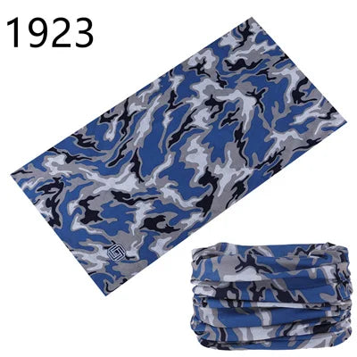 Camouflage Seamless Magic Bandana Buffs Neck Gaiter Paisley Headband Cycling Fishing Tube Face Shield Men Women Scarf Mask Cap - Premium neck gaiter from Lizard Vigilante - Just $5.99! Shop now at Lizard Vigilante