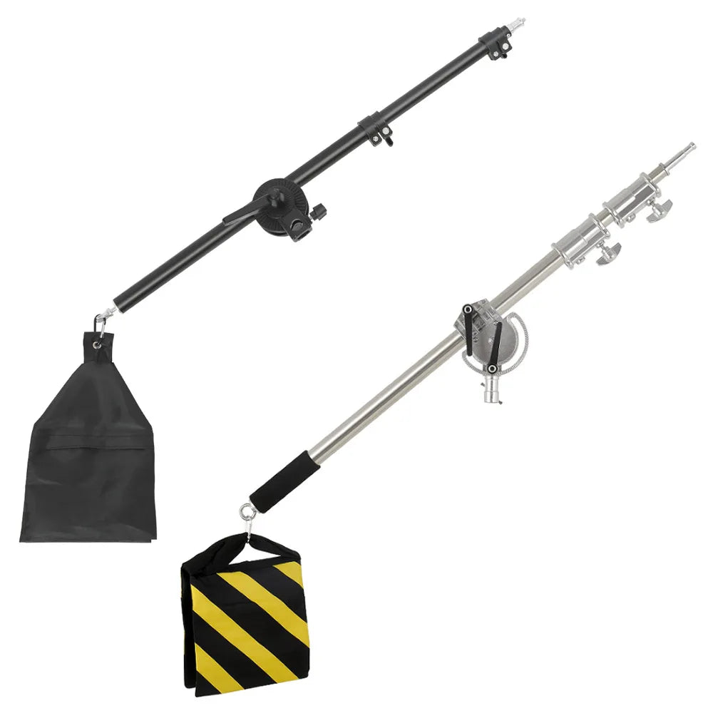 Studio Photo Telescopic Boom Arm Top Light Stand With Sandbag for Speedlite /Mini Flash Strobe /Softbox/LED Video - Premium boom from Lizard Vigilante - Just $31.99! Shop now at Lizard Vigilante