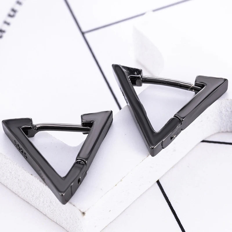 Punk Stainless Steel Stud Earrings - Edgy and Stylish - Premium earrings from Lizard Vigilante - Just $19.88! Shop now at Lizard Vigilante