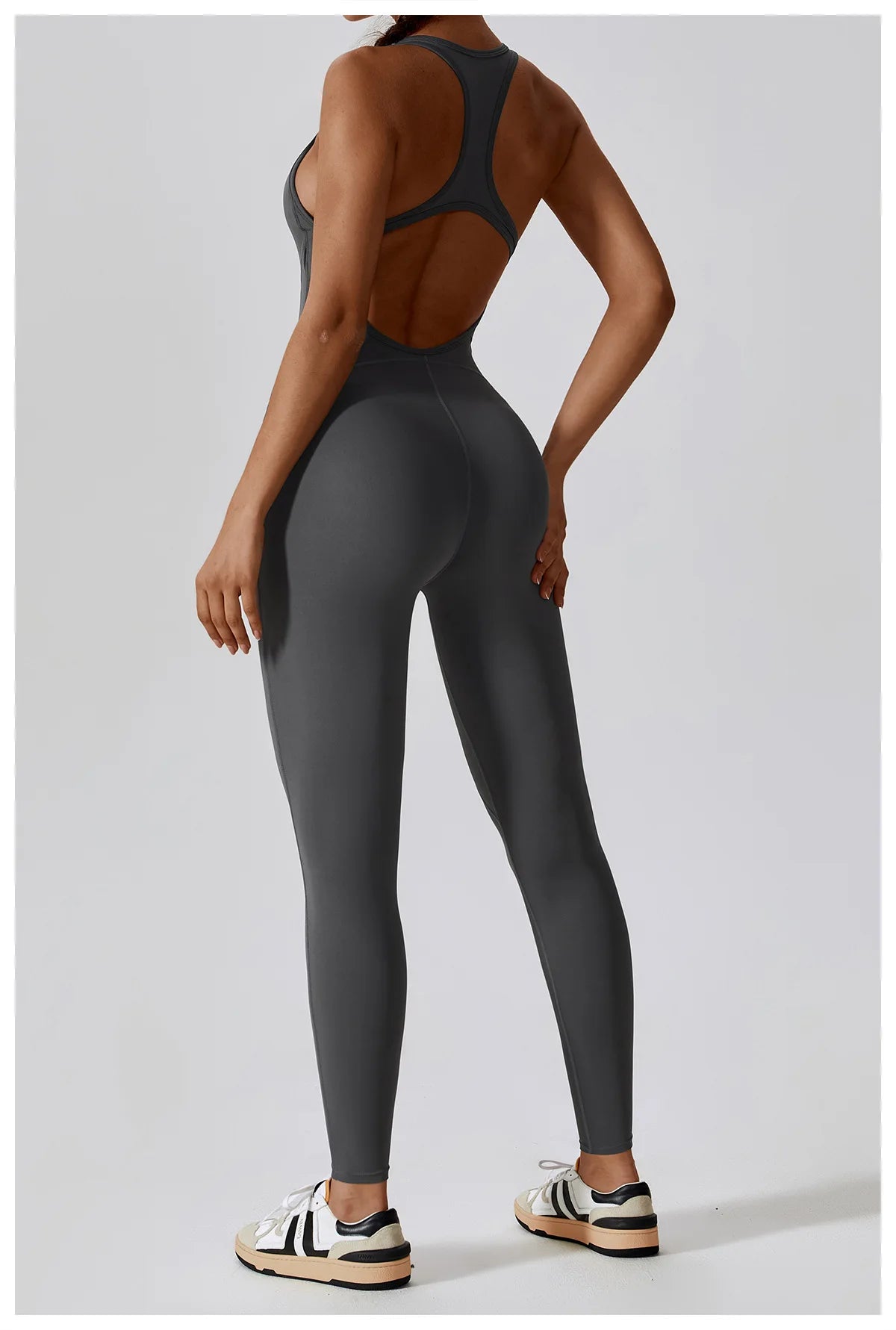 Seamless Yoga Jumpsuit - All-in-One Workout Outfit for Women - Premium bodysuit from Lizard Vigilante - Just $38.88! Shop now at Lizard Vigilante