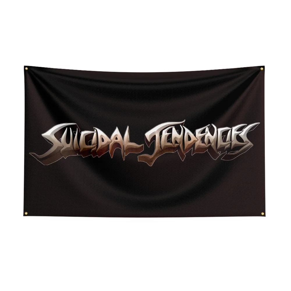 Suicidal Tendencies Thrash Metal Punk Rock Band Flag - 3x5FT Polyester Printed Banner for Bedroom & Outdoor Decoration - Premium banner from Lizard Vigilante - Just $17.99! Shop now at Lizard Vigilante