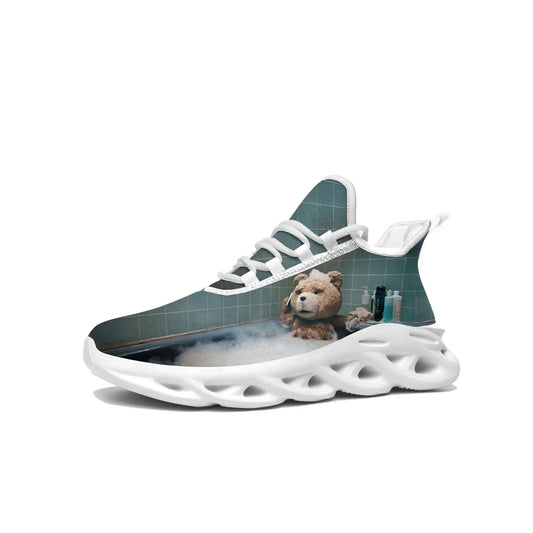 Ted Bear Movie Sneakers Beer Bath Flats Teddy Mens Womens Sports Shoes High Quality Sneaker Lace Up Mesh Footwear - Premium sneakers from Lizard Vigilante - Just $39.99! Shop now at Lizard Vigilante